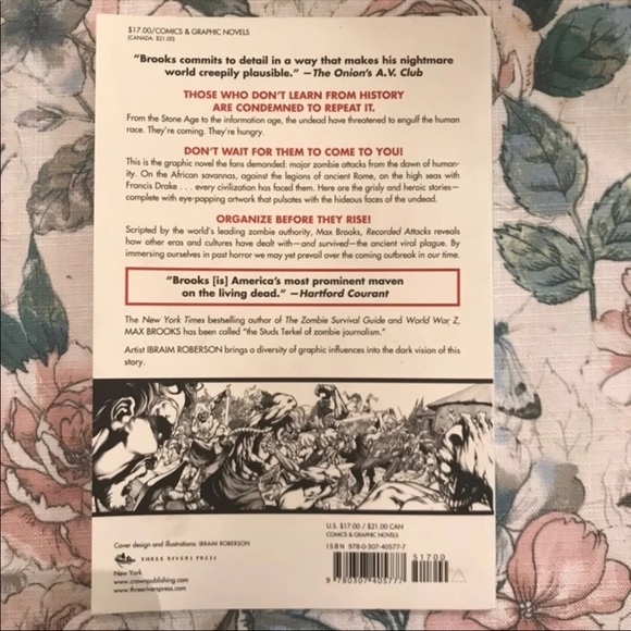 Other | The Zombie Survival Guide Recorded Attacks By Max Brooks ...